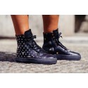 SARAH STUDS BLACK SILVER SARAH STUDS BLACK SILVER
