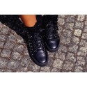 SARAH STUDS BLACK SILVER SARAH STUDS BLACK SILVER