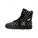 SARAH STUDS BLACK SILVER SARAH STUDS BLACK SILVER