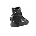 SARAH STUDS BLACK SILVER SARAH STUDS BLACK SILVER