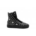 SARAH STUDS BLACK SILVER SARAH STUDS BLACK SILVER