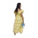 Vestido Leticia Amarelo Manteiga