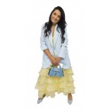Vestido Leticia Amarelo Manteiga