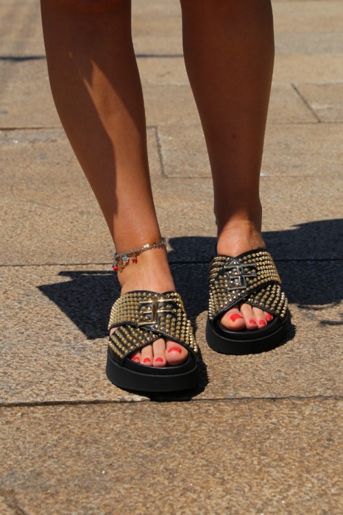 Felicity Gold Black...