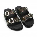 Rose rasa Black Glitter