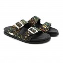 Rose rasa Black Glitter