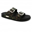 Rose rasa Black Glitter