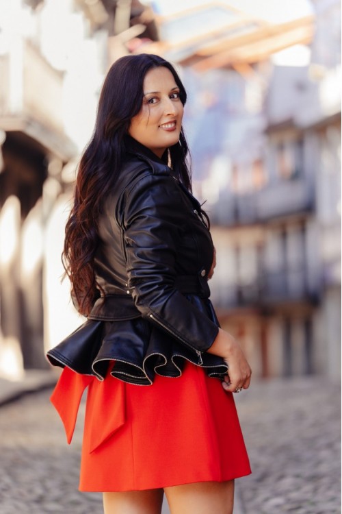 Casaco Pele 3F Preto...