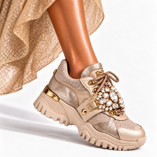 Caroline Nude Gold Imperial