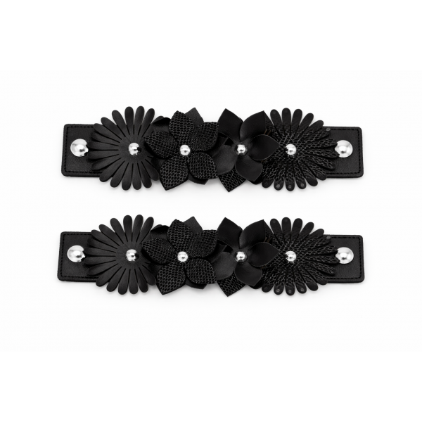 Acessórios Garden Preto/Prateado (par)