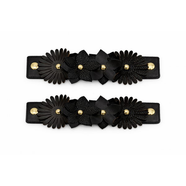 Acessórios Garden Preto/Dourado (par)