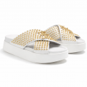 Felicity Gold White