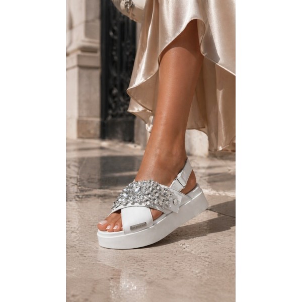 Eveline White Royal Silver