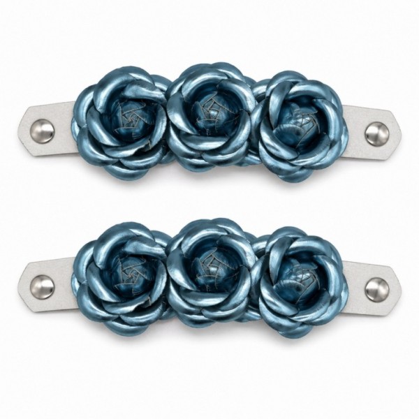 Acessórios Camélias Azul (par)