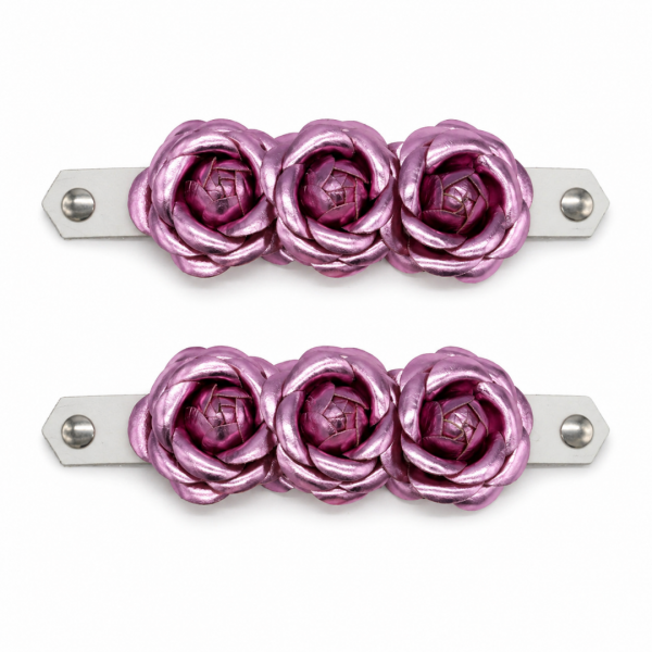 Acessórios Camélias Rosa (par)