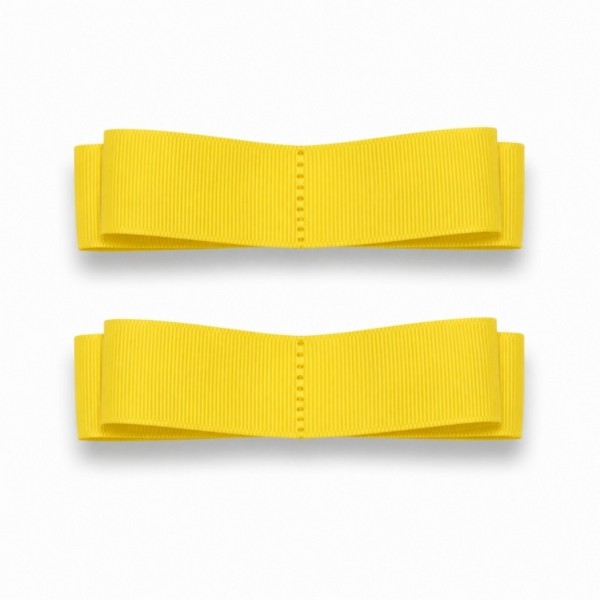 Acessórios Laço Aurora Amarelo manteiga (par)