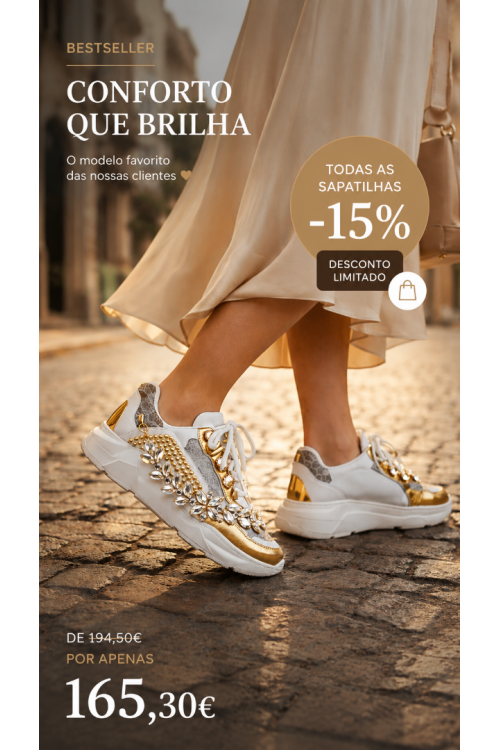 Elena Gold Crystal...