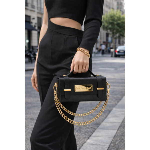 Mala 3F Linha Vogue Black Gold 