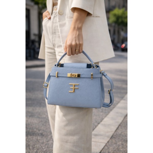 Mala 3F Pele Linha Belle Blue